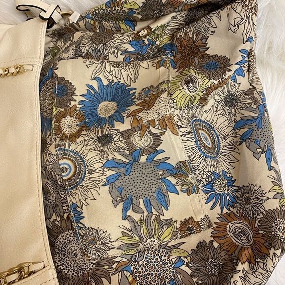 Large Cream Colored Purse Bag Satchel also Crossbody - Picture 6 of 10